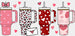 VALENTINES MUGS DTF Transfer ready2transfer White