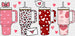 VALENTINES MUGS DTF Transfer ready2transfer Black