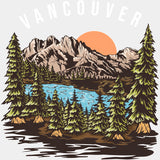 Vancouver - Hiking DTF Transfers ready2transfer Light Color Design (See Imaging)