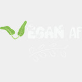 Vegan AF - Vegan DTF Transfers - Adult Unisex - S & M (10’’) / Light Color Design (See Imaging)