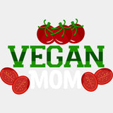 Vegan Mom - Vegan DTF Transfers - Adult Unisex - S & M (10’’) / Light Color Design (See Imaging)