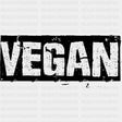 Vegan Vintage B&W - Vegan DTF Transfers - Adult Unisex - S & M (10’’) / Dark Color Design (See Imaging)