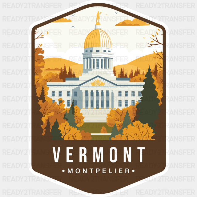 Vermont Montpelier - States & Cities DTF Transfer ready2transfer