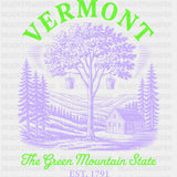 Vermont The Green Mountain State - States & Cities DTF Transfer ready2transfer