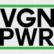 VGN PWR - Vegan DTF Transfers - Adult Unisex - S & M (10’’) / Dark Color Design (See Imaging)