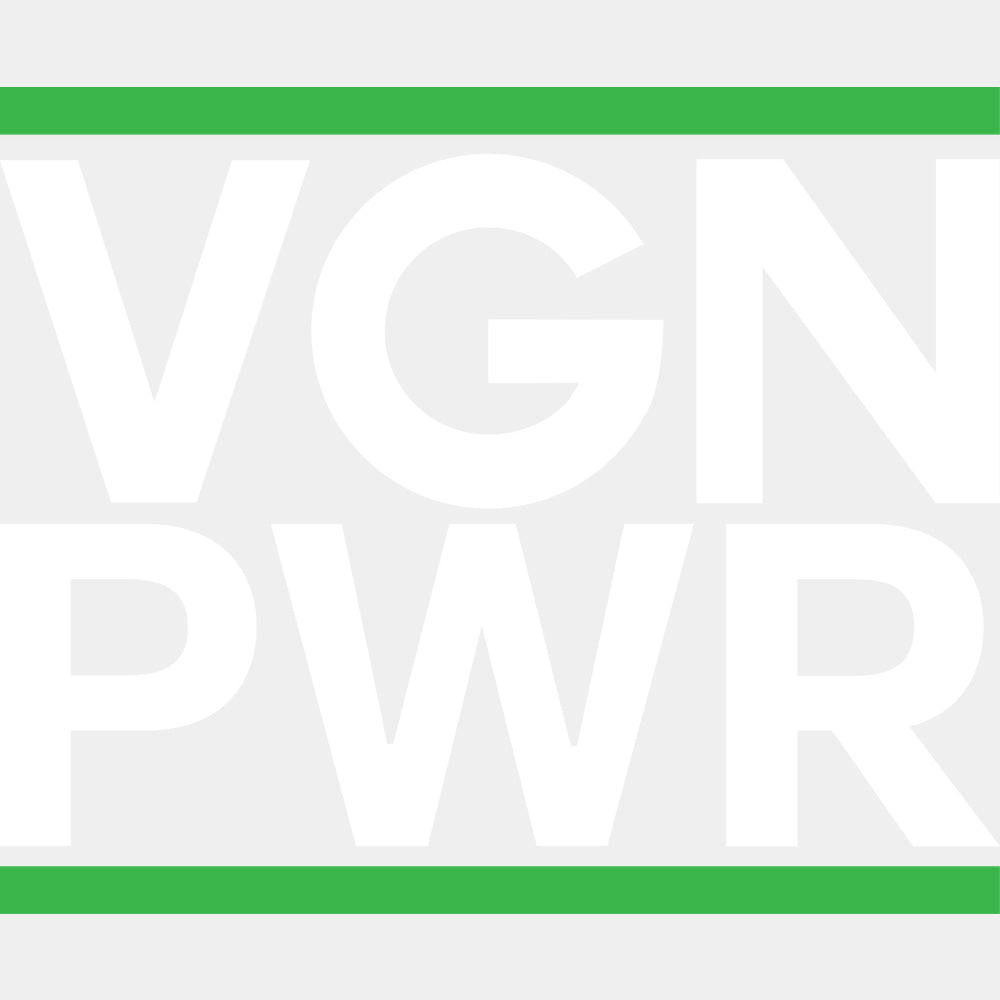 VGN PWR - Vegan DTF Transfers - Adult Unisex - S & M (10’’) / Light Color Design (See Imaging)