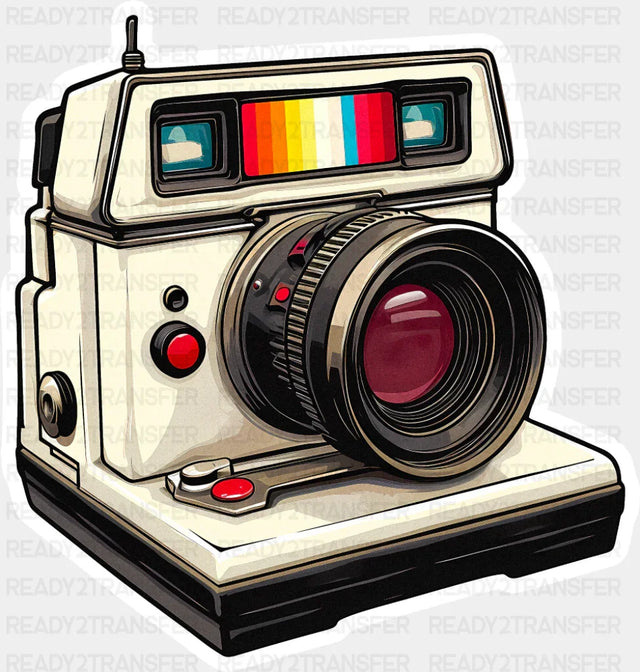 Vintage Instant Camera - Minimal UV Sticker Permanent UV DTF Decal