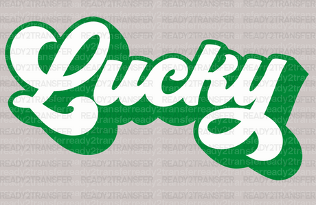 Vintage Lucky St. Patrick's Day DTF Heat Transfer, Saint Patricks Day Design, St Paddys Day DTF - ready2transfer