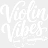 Violin Vibes - Music DTF Transfers ready2transfer Light Color Design (See Imaging)