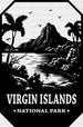 Virgin Islands National Park Design - National Parks DTF Transfers ready2transfer Black