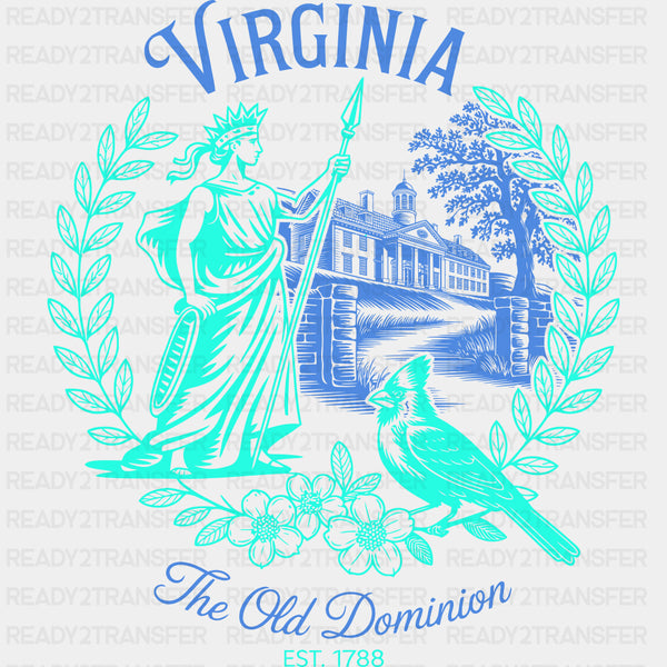 Virginia The Old Dominion - States & Cities DTF Transfer