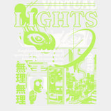 Virtual Lights - Anime DTF Transfers - Adult Unisex - S & M (10’’) / Light Color Design (See Imaging)