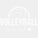 Volleyball Aunt - Volleyball DTF Transfers ready2transfer Light Color Design (See Imaging)
