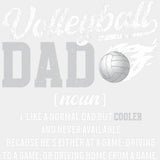 Volleyball Dad Definition - Volleyball DTF Transfers ready2transfer Light Color Design (See Imaging)