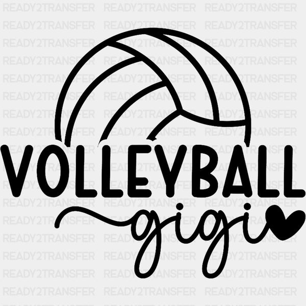 Volleyball Gigi, Heart - Volleyball DTF Transfers