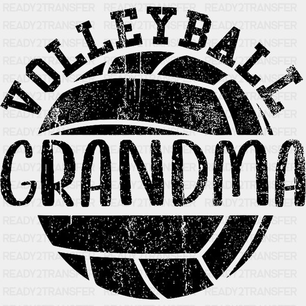 Volleyball Grandma, B&W Design - Volleyball DTF Transfers