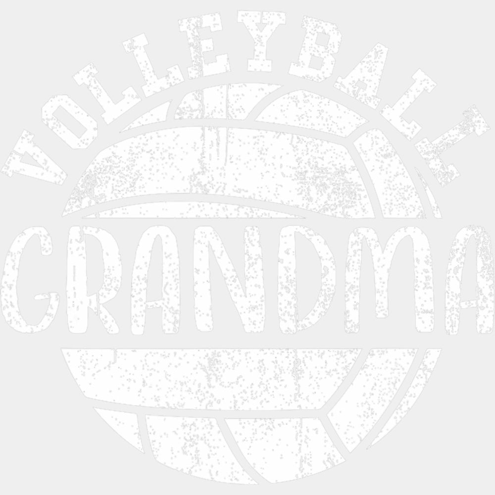 Volleyball Grandma, B&W Design - Volleyball DTF Transfers ready2transfer Light Color Design (See Imaging)