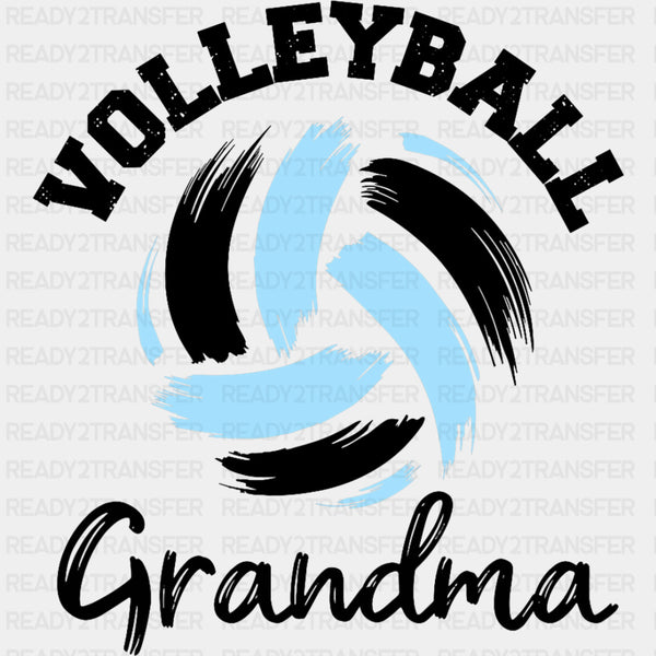 Volleyball Grandma, Blue Color - Volleyball DTF Transfers