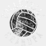 Volleyball Grandpa, B&W Ball - Volleyball DTF Transfers ready2transfer Light Color Design (See Imaging)