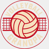 Volleyball Grandpa, Red Design - Volleyball DTF Transfers ready2transfer Light Color Design (See Imaging)