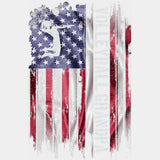 Volleyball Grandpa, US Flag - Volleyball DTF Transfers ready2transfer Light Color Design (See Imaging)