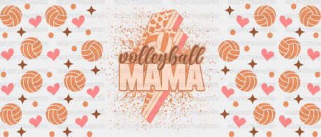 Volleyball Mama - Cup Wrap Uv Sticker Permanent Dtf Decal