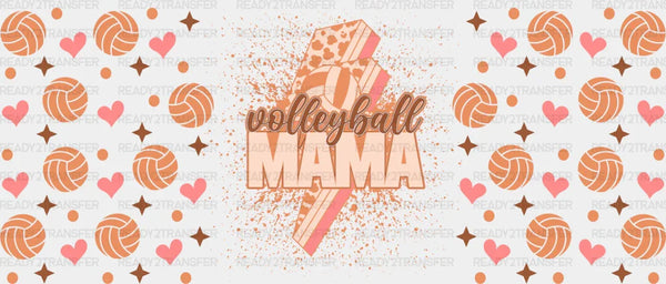 Volleyball Mama - Volleyball Cup Wrap UV Sticker Permanent UV DTF Decal