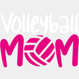 Volleyball Mom, Pink Ball - Volleyball DTF Transfers ready2transfer Light Color Design (See Imaging)