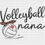 Volleyball Nana - Volleyball DTF Transfers ready2transfer Dark Color Design (See Imaging)