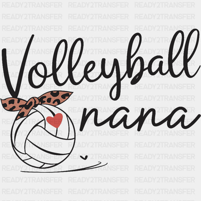 Volleyball Nana - Volleyball DTF Transfers ready2transfer Dark Color Design (See Imaging)