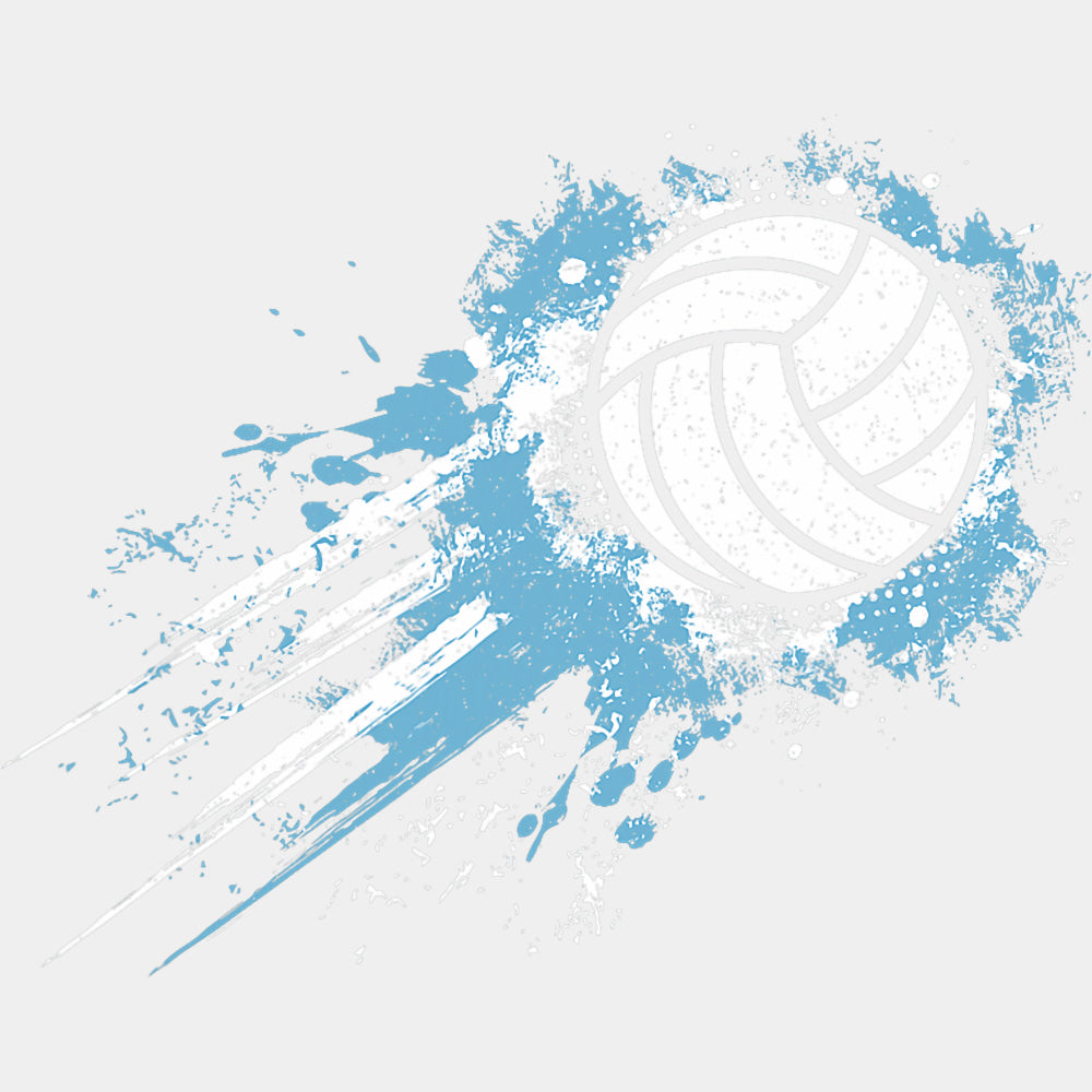 Volleyball Teal Color Design - Volleyball DTF Transfers ready2transfer Light Color Design (See Imaging)