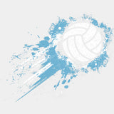 Volleyball Teal Color Design - Volleyball DTF Transfers ready2transfer Light Color Design (See Imaging)