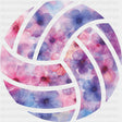 Volleyball Watercolor Flowers - Volleyball DTF Transfers ready2transfer