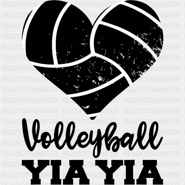 Volleyball Yia Yia - Volleyball DTF Transfers