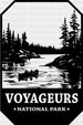 Voyageurs National Park Design - National Parks DTF Transfers ready2transfer Black