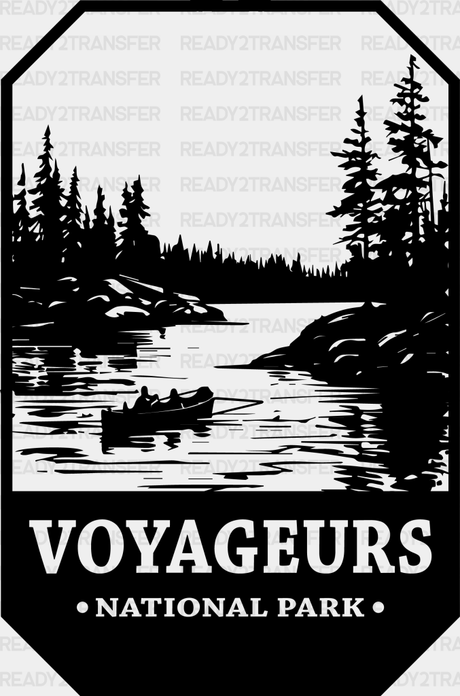 Voyageurs National Park Design - Parks Dtf Transfers Adult Unisex S & M (10’) / Black