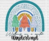 Walking In A Winter Wonderland Tree Design - Dtf Transfer Adult Unisex S & M (10’’) / Light