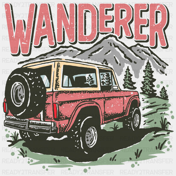 Wanderer, Pink - Hiking DTF Transfers