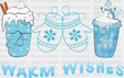 Warm Wishes - Winter Iron On Dtf Transfer