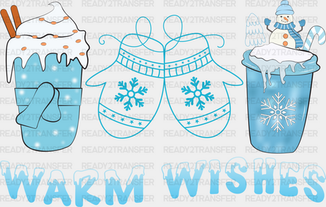 Warm Wishes - Winter Iron On Dtf Transfer