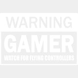 Watch For Flying Controllers - Video Game DTF Heat Transfer ready2transfer Light Color Design ( See imaging )
