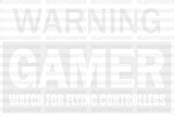 Watch For Flying Controllers - Video Game Dtf Heat Transfer Adult Unisex S & M (10’’) / Light