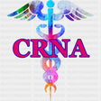 Watercolor Caduceus Symbol - CRNA Nurse DTF Transfers ready2transfer
