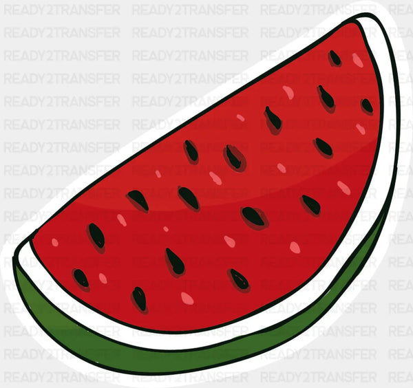 Watermelon Slice - Minimal UV Sticker Permanent UV DTF Decal