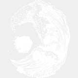 Wave B&W - Surfing DTF Transfers ready2transfer Light Color Design (See Imaging)