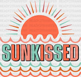 Waves Sunrise Sunkissed Summer Dtf Transfer