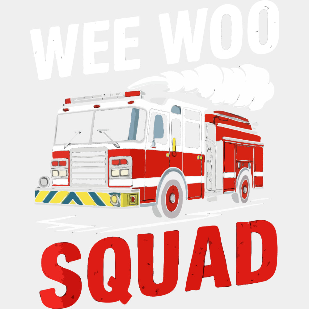 Wee Woo Squad - Fire Department DTF Transfers ready2transfer Light Color Design (See Imaging)