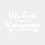 We're On Our Honeymoon - Honeymoon DTF Transfers ready2transfer Light Color Design (See Imaging)