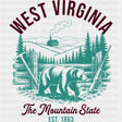 West Virginia The Mountain State - States & Cities DTF Transfer ready2transfer