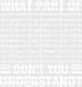 What Part Of Don't You Understand - Soccer DTF Heat Transfer ready2transfer White